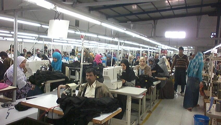 Sewing line — Canon Global Industries, Alexandria, Egypt