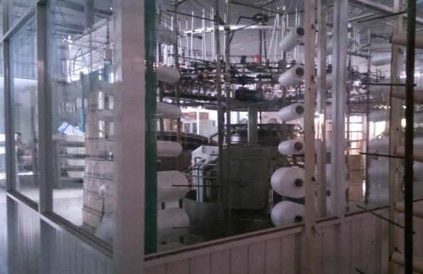 Knitting hall — Embee Fabric Mill, Ismailia, Egypt