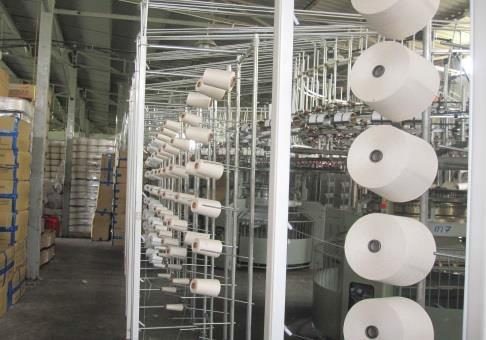 Knitting hall — Embee Fabric Mill, Ismailia, Egypt