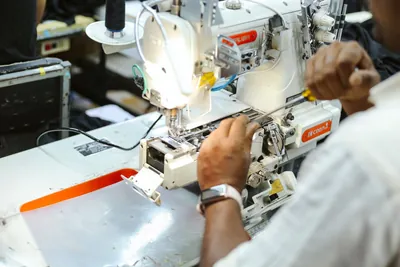 Coverstitch sewing