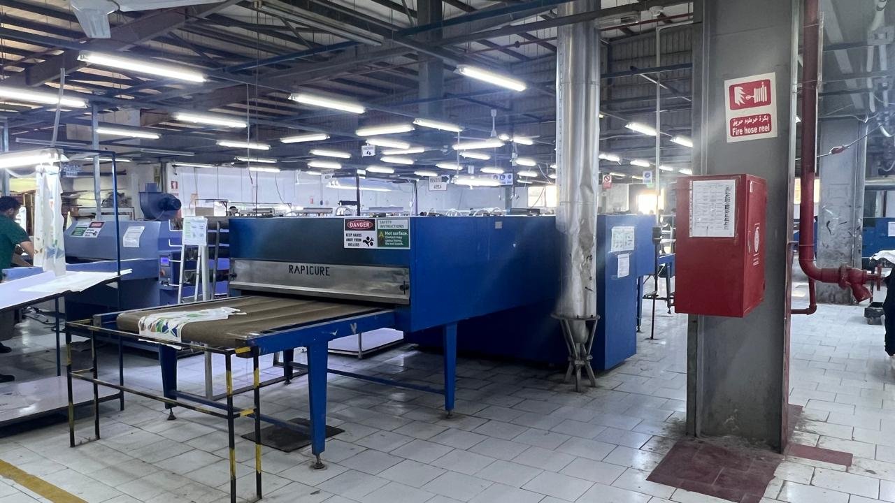 Curing & drying — Embee Printing House, Ismailia, Egypt