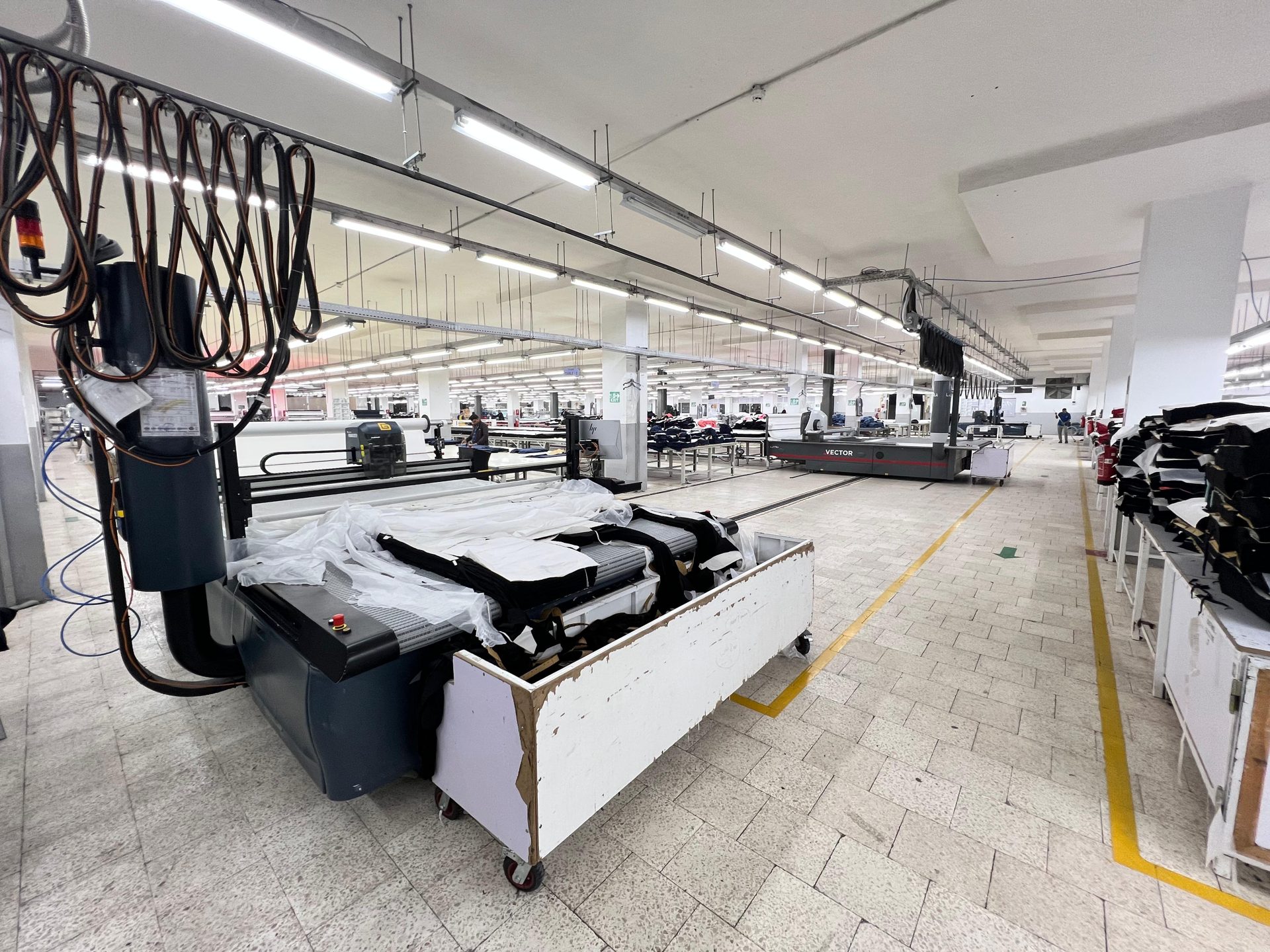 Automated cutter — Globe International Industries, Alexandria, Egypt
