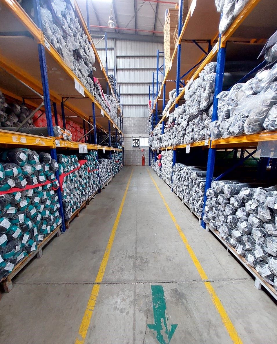 Fabric warehouse — Globe International Industries, Alexandria, Egypt