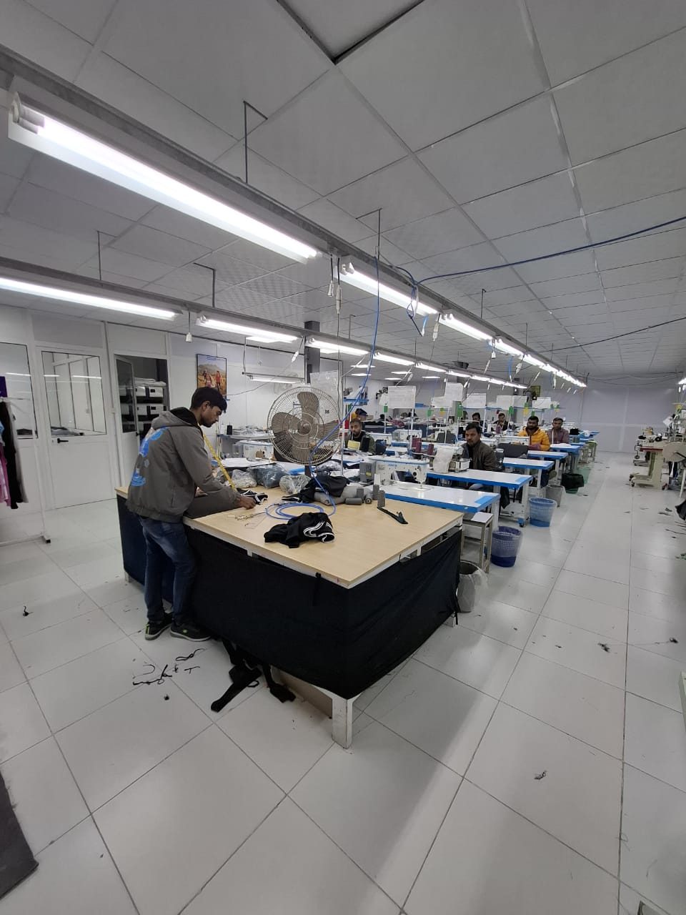 Sample room — Globe International Industries, Alexandria, Egypt