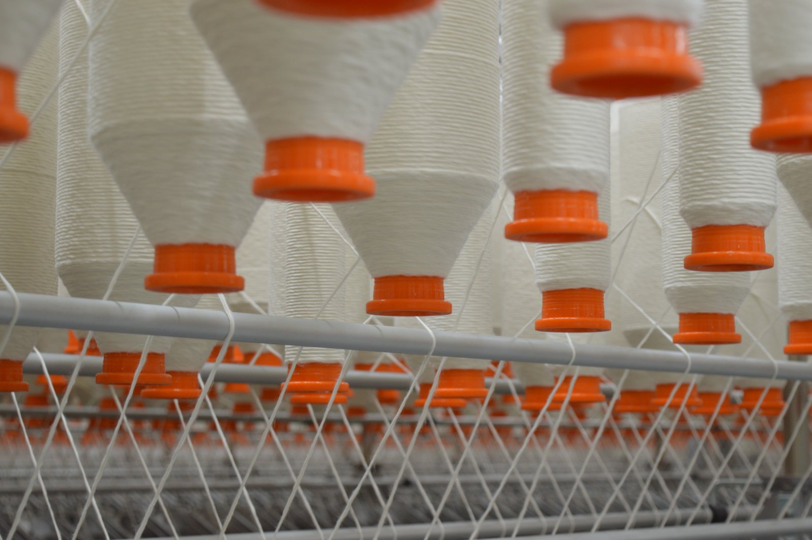 Yarn cones — PT Embee Plumbon Tekstil, Cirebon, Indonesia