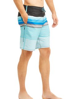 George Aqua Stripe